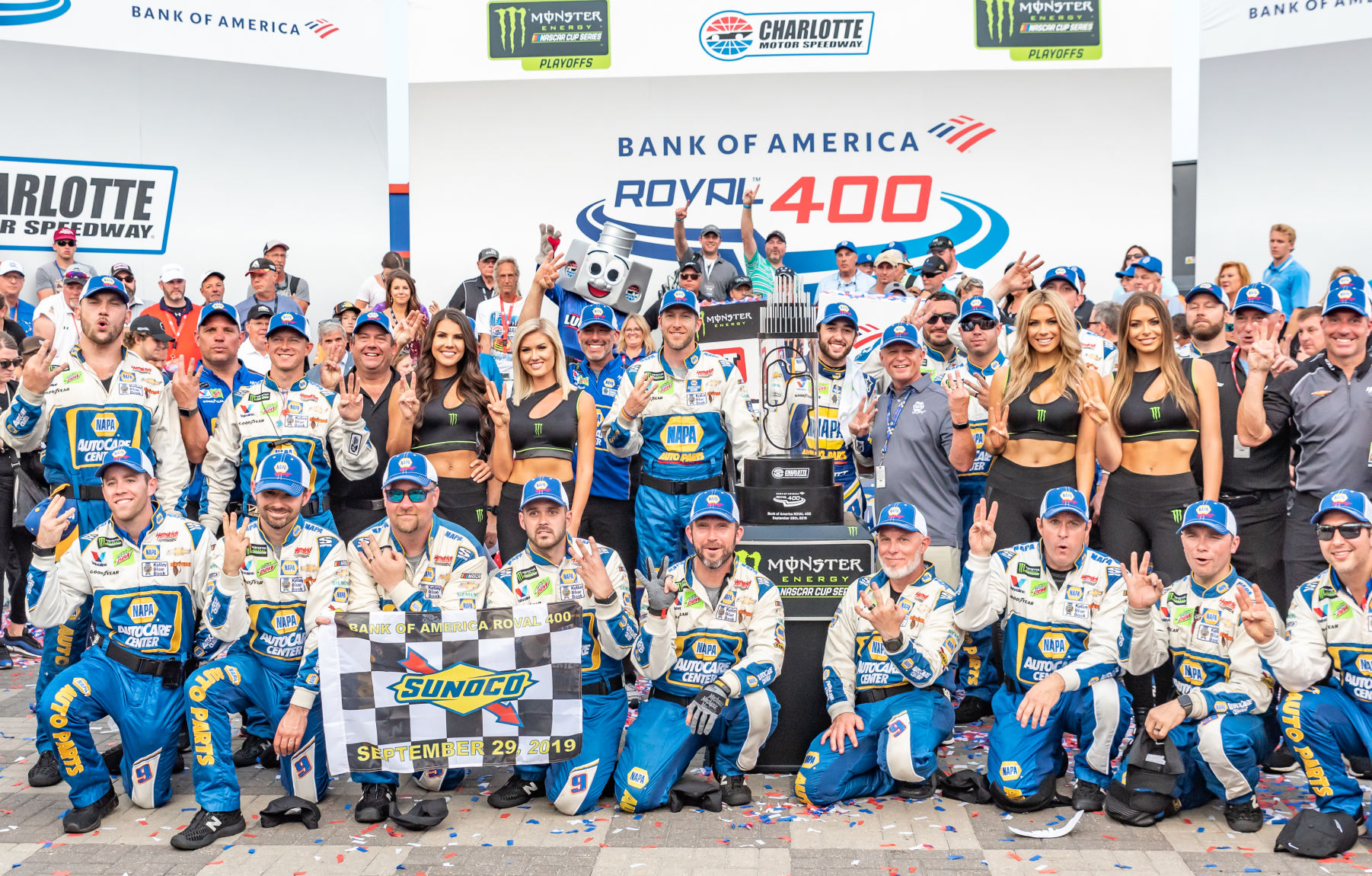 The Monster Energy Nascar Cup Series on Sunday September 29 ,2019